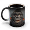 JTKBNVM Tasse à café avec photo souriante Gorilla à changement de couleur, tasse à café amusante, tasse à café mignonne, grande tasse à café en céramique, tasse à café fantaisie, grande tasse à café