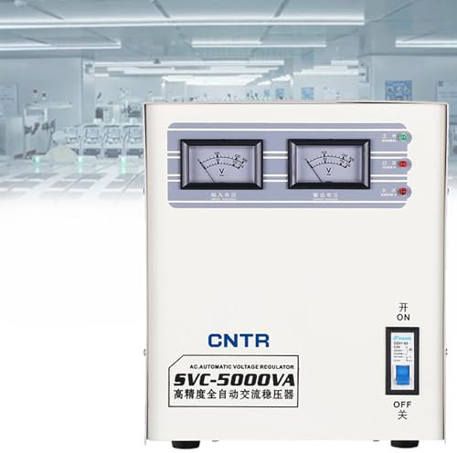 Stabilizzatore di tensione automatico, condizionatore di alimentazione CA monofase resistente, ingresso 150-260V, protegge i piccoli elettrodomestici dalle fluttuazioni di tensione, 5000W