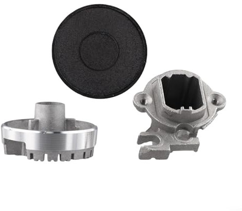 Kochgeschirr-Hut, Herddeckel, 3 Stück, Gasbrenner, Kronenabdeckung, Ersatz-Set für die meisten Gasherd-Brenner, 55 mm, 75 mm, 100 mm (flach 55)