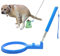 Recogedor de Caca de Perro, recogedor de Plegable, recogedor de residuos de Mascotas, Mango Largo, telescópico, Herramienta de Limpieza para Pasto pequeño, Mediano y Grande, 90 cm