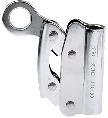 Tdoutop Kletterseilgreifer Zuverlässige Kletterhilfe mit Automatischem Seilstopp aus Plattiertem Stahl mit Optimiertem Handling für Industrieklettern