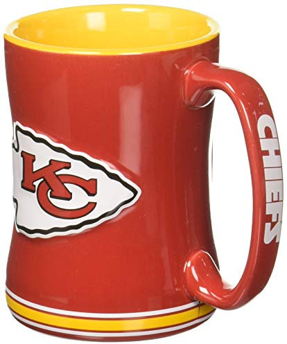 Boelter Brands NFL Kaffeetasse, Motiv: Kansas City Chiefs, 400 ml