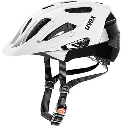 UVEX Erwachsene Fahrradhelm Quatro, White Mat/Black, 56-61 cm, 4107750817