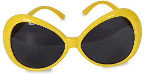 KarnevalsTeufel.de Bienen-Brille, gelb, Sonnenbrille