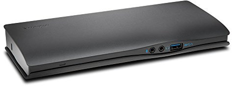 Kensington (SD4600) USB-C Universal Laptop Docking Station - 4K Single or 2K Dual Display with DisplayPort & HDMI outputs, 4 USB ports (1 USB-C + 3 USB 3.1), Gigabit Ethernet Port and 3.5mm Headphone and Microphone jacks - Windows, macOS & Chromebook compatible