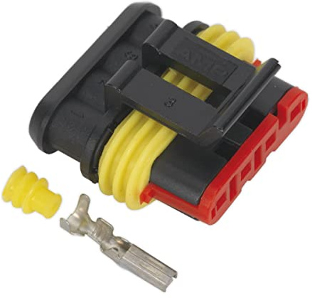 Sealey SSC4F Superseal Female Connector 4-Way Pack of 3