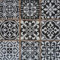 Marokkanische Fliesen Rahel Schwarz Patchwork 33x33 cm 1m² quadratisch Retro-Fliesen orientalische Vintage Bodenfliesen Keramikfliesen für schöne Küche und Badezimmer FL2111
