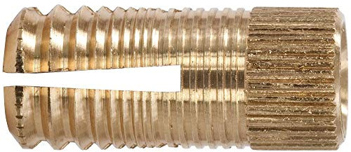 Upat Messingdübel UMD M6/7,5, 200 Stück, Der kompakte Messingdübel mit metrischem Innengewinde für den Einsatz in Platten- und Vollbaustoffen.