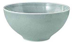 SELTMANN WEIDEN Schale - Schüssel - Durchmesser 15,7 cm - Höhe 7,6 cm - Beat - Form: Rund mit Rillenrelief - moderner Stil - Arktisblau - Color Glaze