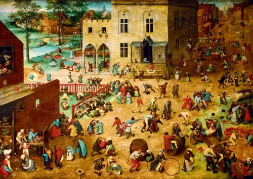 Puzzle Pieter Bruegel der Ältere - Kinderspiele, 1560 - 1000 Stück