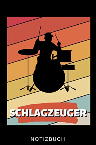 SCHLAGZEUGER NOTIZBUCH: A5 TAGEBUCH für Schlagzeuger | Drumming | Schlagzeug lernen | Schlagzeugbuch für Erwachsene Kinder Anfänger | Drum | Jazz | Geschenkidee