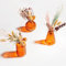 Sass & Belle – Lot de 3 vases en verre, couleur ambrée