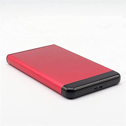 Disque dur externe pour disque dur 1 To / 500 Go / 320 Go / 60 Go - USB 3.0 - Pour ordinateur de bureau, PS4, ordinateur portable, Xbox, Smart TV (80 Go, rouge)