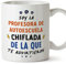 MUGFFINS Tazas para PROFESORA DE AUTOESCUELA mujer - En Español - Todos te advirtieron - 11 oz / 330 ml - Regalo original y divertido