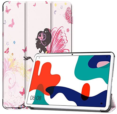 FTRONGRT Funda para Realme Pad Mini 8.7 Funda, Cuero PU, Soporte Plegable, Funda para Tableta Ultrafina para Realme Pad Mini 8.7 -Niña Elfo