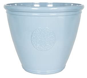 Plant Avenue Plastic Plant Pot, Blue, 45cm