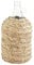 Mud Pie Woven Glass Vases, Brown