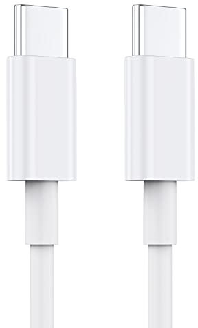 USB C Charger Cable, 6FT USB C to USB C Cable 100W 5A Type C Cable Fast Charging for iPhone 16/15 /15 Plus/15 Pro/15 Pro Max,iPad Pro/Air/Mini,MacBook Air/Pro,Samsung Galaxy S23 S22 S21 S20 and More