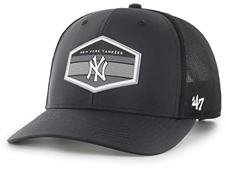 47 New York Yankees Black MLB Burgess Trucker Cap