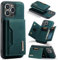 SZHAIYU Leather Wallet Phone Cases Compatible with iPhone 15 Pro Case with Card Holder Men 6.1'' 2 in 1 Detachable Back Cover (Green, IP 15 Pro)