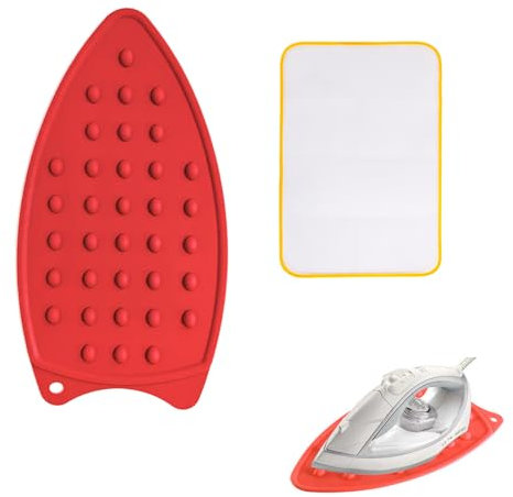 Silikon Bügelauflage, Bügelmatte, Bügelunterlage Für Tisch, Bügelmatte Für Tisch, Bügeleisen-Ablage, Mini Bügeleisenablage, Bügeltuch, mit 1 Stück Wärmedämmmatte, tragbar Sicherheitsschutz Thermal