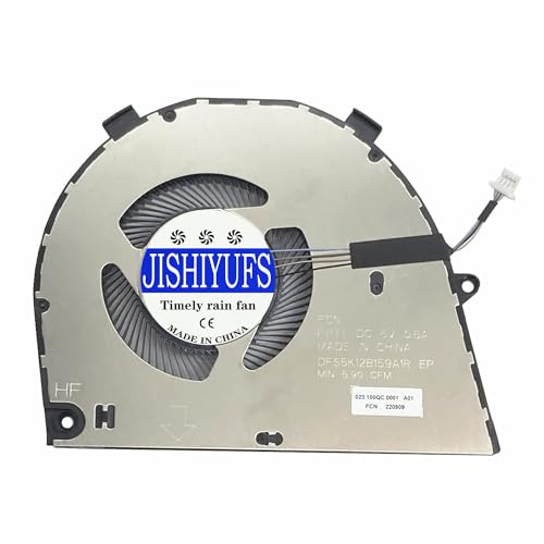 Neuer CPU-Lüfter für Dell Inspiron 16 5620 5625 Inspiron 7620 2-in-1 Vostro 16-5620 5625 FPAB DFS5K12B159A1R 0T8R2T DC5V (Hinweis: nicht kompatibel mit Inspiron 16 5620 GeForce RTX 2 050 Series