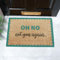 Artsy Mats - Oh No Not You Again Doormat - Made from Tufted Coconut Fibre - Non-Slip Natural Rubber Backed Door Mats Indoor - Heavy Duty, Decorative Outdoor Mats (60x40cm)