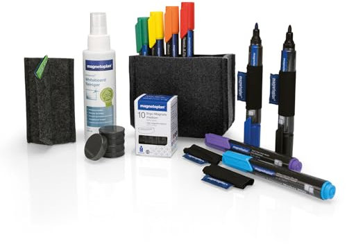 magnetoplan Whiteboard Essentials Kit, Grau