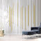 Geometrische Linie Tapete Nordic Simple Art Wandbild für Esszimmer Küche Heimdekoration 430 x 300 cm