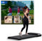 Lacuffy Raceable Walking Pad 2.5PS, Max 136kg Smart App Control Under Desk Treadmill Geeignet für High-Tech Wearable Devices, mit Trainingskursen und AI Training und Multi-Runner Races
