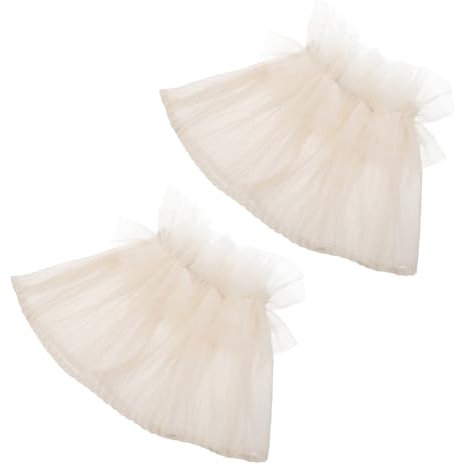 FRCOLOR Nail Art Photography Props Mesh Wrist Cuffs Diy Sleeve for Women Elegant Touch Nails Wedding Party