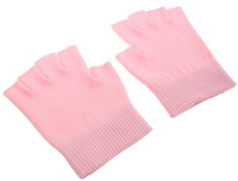FRCOLOR Overnight Hand Masks for Dry Cracked Hands Moisturizing Gel Gloves Touchscreen Friendly Spa Care Reusable Gloves for Home Travel