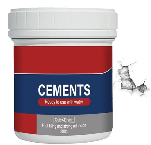 Remplissage du trou en béton, réparation de fissures de ciment - réparation de béton de ciment, séchage rapide du ciment pour remplissage de fissure et réparation de sol, réparation de béton de ciment