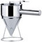 Entonnoir de piston en acier inoxydable Dispensateur de pâte à entonnoir avec manche à pâtisserie