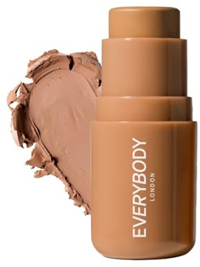 Everybody London, Stick Bronzer hat eine cremige Stick-Textur für einfaches Auftragen und ein natürliches, strahlendes Finish, vegan, ohne Konservierungsstoffe, ohne Parabene, Medium