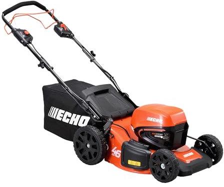ECHO Akku Rasenmäher DLM-310/46A – Komfortabler Fahrantrieb – 46 cm Schnittbreite – 40 V Akku Rasenmäher – Für mittlere & große Gärten