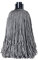 VIGAR, 8x8x29 cm, Microfibra Lavables para Limpiar Suelos, Cabezales Repuesto Reutilizables, Fregona Doméstica, Negro, Gris