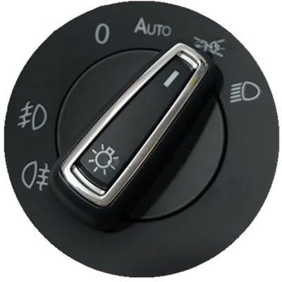 NIONGYN Hauptlichtschalter Scheinwerfer Kompatibel Mit VW Für Golf MK5 MK6 Für Touran 2004 2005 2006 2007 2008 2009 2010 2011 2012 2013 Kopflichtschaltersensor 3BD941531