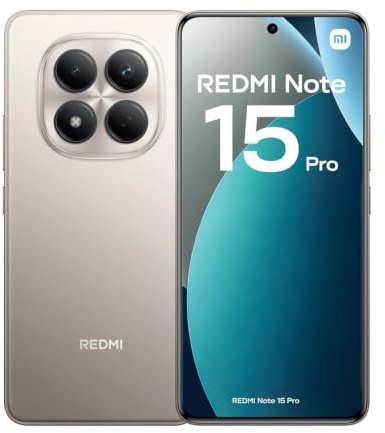 Redmi Note 15 Pro 12+512 Titanium (No power adapter included)