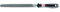 Bellota 4001-10 FIN. MB - Lima plana punta para mecánico, fina (mango bimaterial, 10)