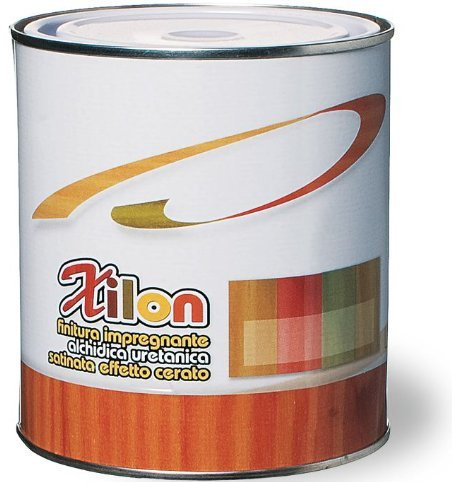 Impregnante Sintetico Satinato per Legno Xilon Laiv colore Ciliegio 0,750 Lt.