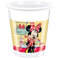 Disney 200 ml Café Minnie Maus Kunststoff Tassen, 8 Stück