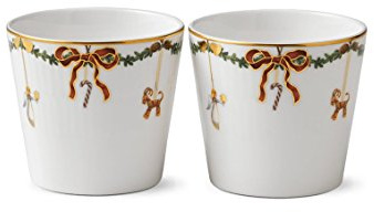 Royal Copenhagen - Star Fluted - Christmas Starfluted - Gourmetschälchen/Schälchen - Porzellan - 2 er Set