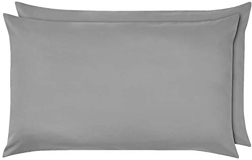 NIYS Luxury Bedding Finest 100% Egyptian Cotton Pillowcase Pair (Silver)