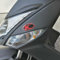 labelbike - 2 3D Gel Harz Aufkleber kompatibel für Kymco Xciting Scooter Black-RED Neu