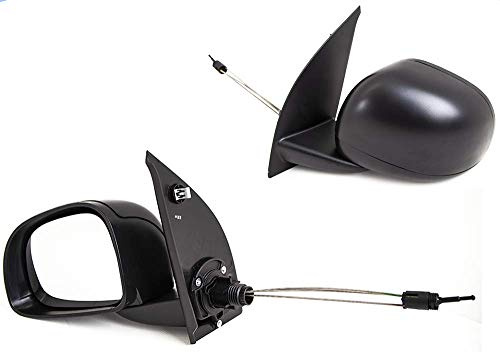 TVP Trade Vehicle Parts.co.uk Compatible With Door Wing Mirror Manual Black N/S Left Panda 2010-2012