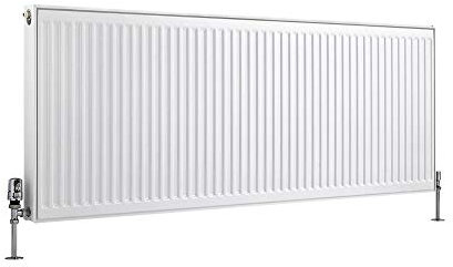 Milano Compact White Type 11 Horizontal Single Panel Convector Radiator - 600mm x 1600mm