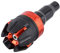 Hlyjoon Protezione telaio moto Cursori telaio modificati per moto Protezione in lega di alluminio CNC Moto Assale per ruota Protezione anticaduta per Universal(arancia)