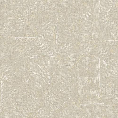 Papier peint motif Tapisserie motif Papier peint salle de bain Papier peint intissé Beige / crème Gris Métallique 369746 | Papier peint livré à domicile