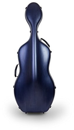 Crossrock 4/4 - Custodia per violoncello in policarbonio leggero con zaino, colore: Nero